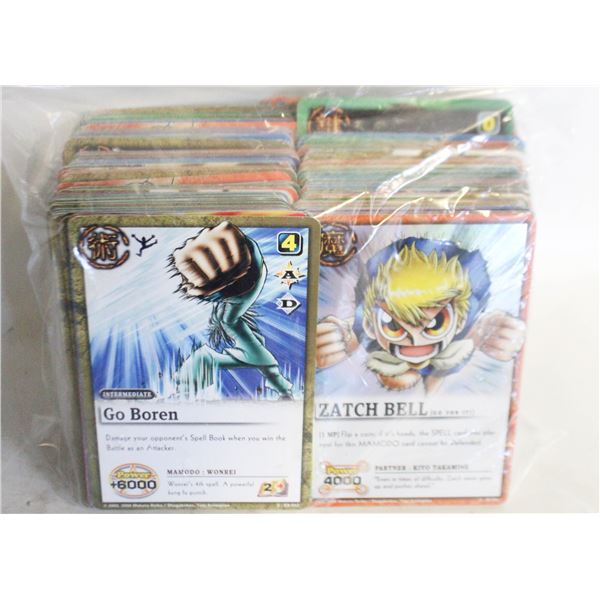LARGE LOT OF ZATCH BELL CARDS BATTLE