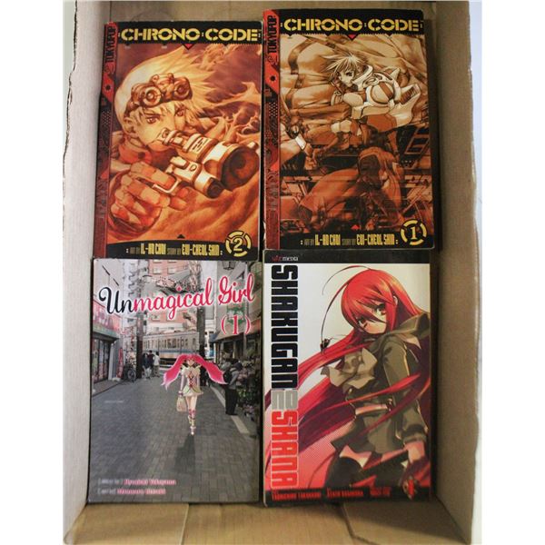 4 ANIME BOOKS