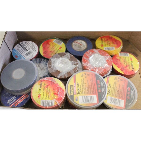 FLAT OF NEW ELECTRICAL TAPE