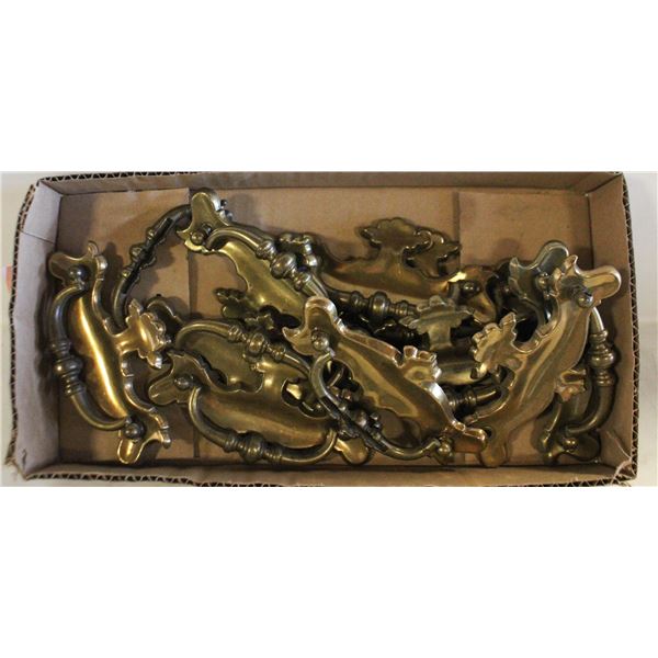 LYSTER CANADA VINTAGE BRASS HANDLES