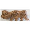 Image 1 : FIRST NATIONS WOOD BEAR CARVING