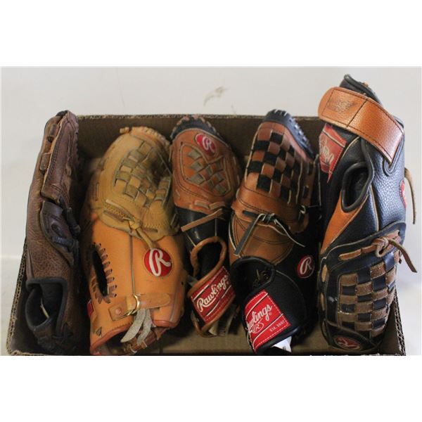 5 BALL GLOVES - RIGHT & LEFT HAND