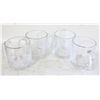 Image 1 : 4 GLASS CHRISTMAS MUGS