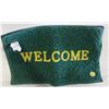 Image 1 : 2 WELCOME DOORMATS 18"X30" NEW