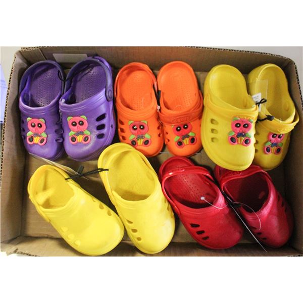 5 PAIR KIDS SHOES - NEW