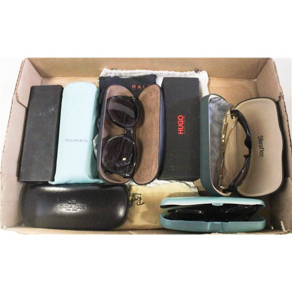 FLAT OF ESTATE SUNGLASSES, CASES, ETC
