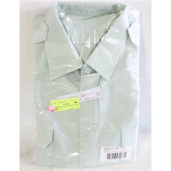 NEW MENS SERVICE DRESS SHORT SLEEVE SIZE 17
