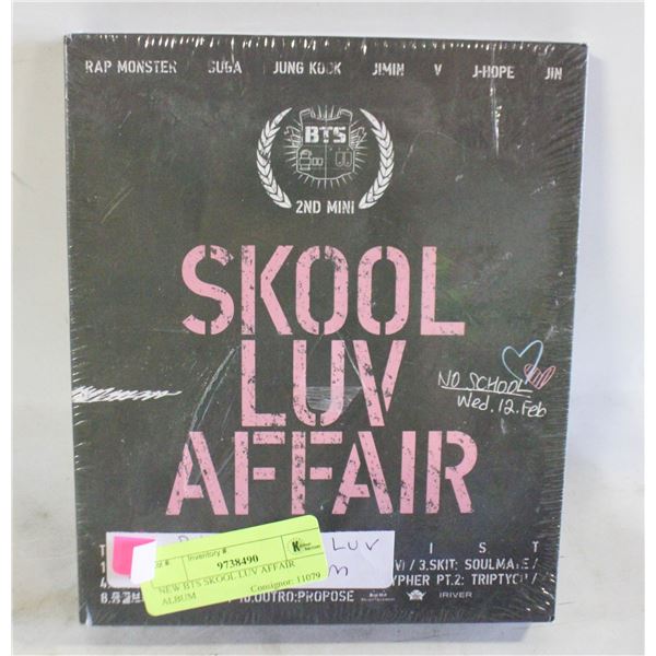 NEW BTS SKOOL LUV AFFAIR ALBUM