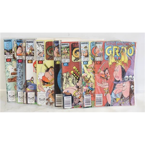 11 COMICS MARVEL GROO THE WANDERER ISSUES: