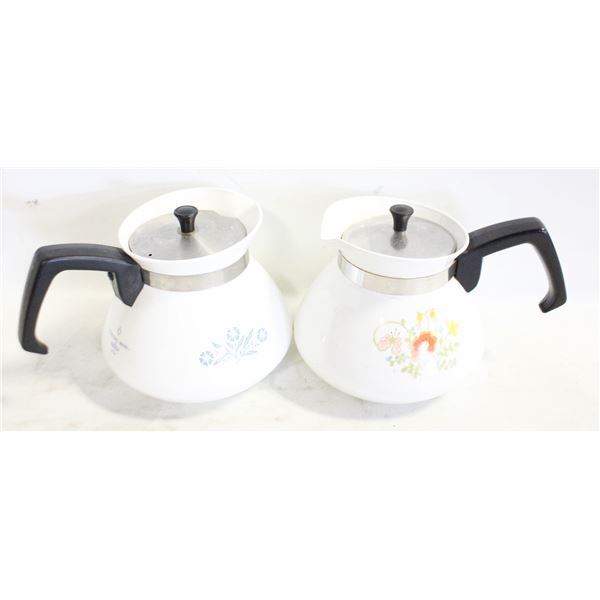 2 6 CUP CORNINGWARE TEAPOTS