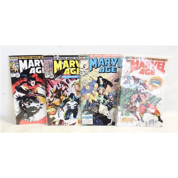 4 COMICS MARVEL AGE #65,66,67,68