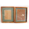 Image 1 : 2 TEAK FRAMES MATCHING