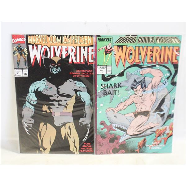 MARVEL COMICS PRESENT WOLVERINE ISSUES #41 & #51