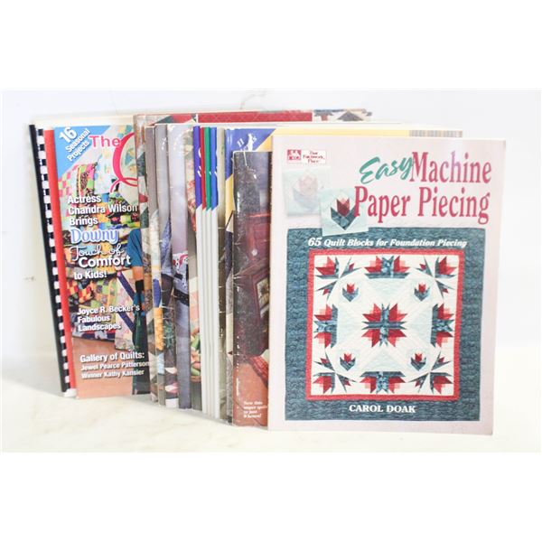 13 BOOKS ON QUILTING