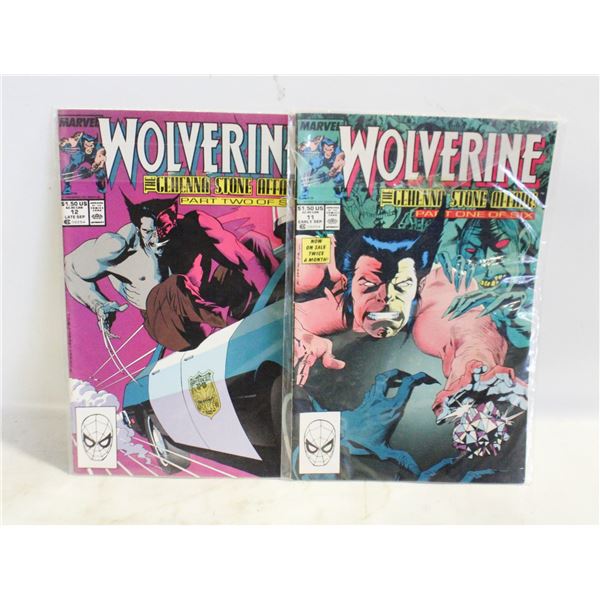 WOVLERINE THE CEHENNA STONE AFFAIR! ISSUES #11-12