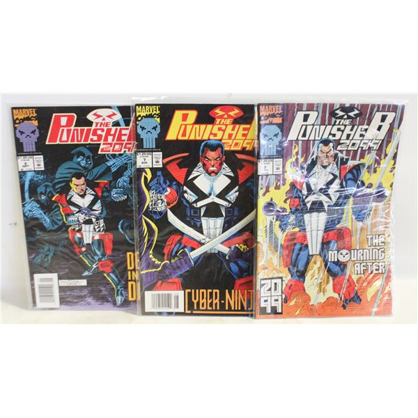 THE PUNISHER 2099 ISSUES 2, 7 & 8