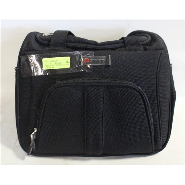 DELSEY SOFT SIDED 13" CANVAS TRAVEL BAG