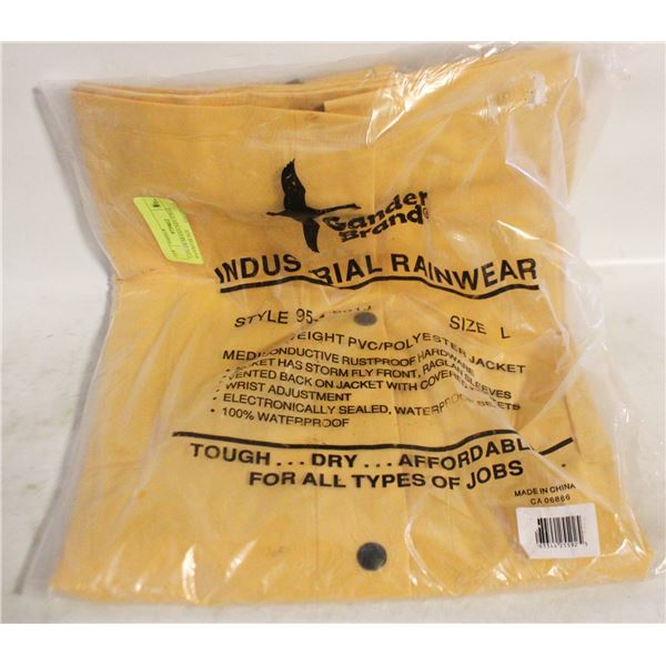 GANDER BRAND INDUSTRAIL RAINWEAR SIZE