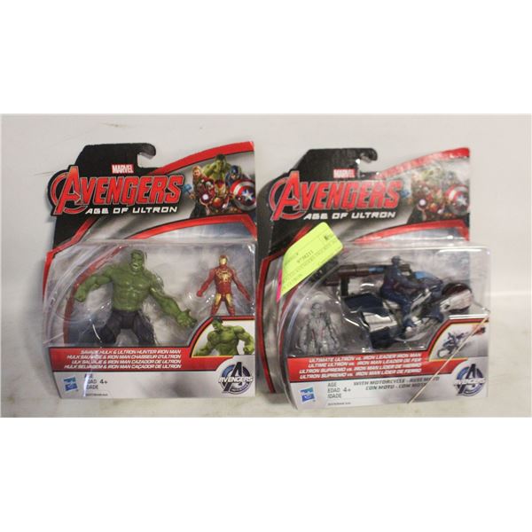 2 SEALED AVENGERS FIGURES AGE OF ULTRON