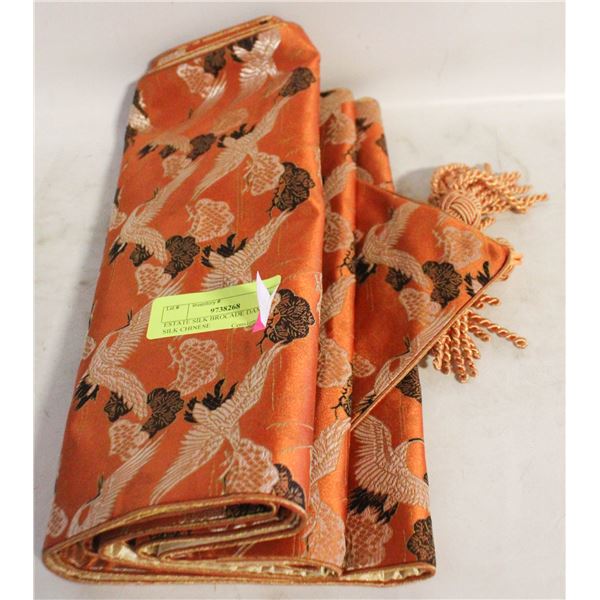 ESTATE SILK BROCADE DAMASK SILK CHINESE