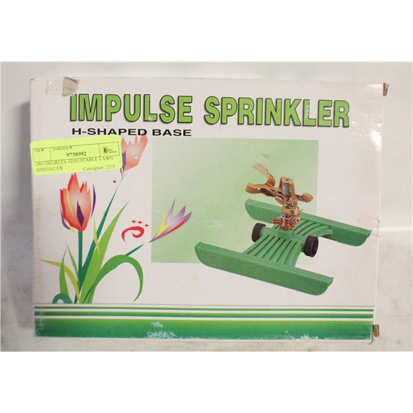 360 DEGREES ADJUSTABLE LAWN SPRINKLER