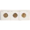 Image 1 : THREE 1942 CANADA WWII TOMBAC NICKELS