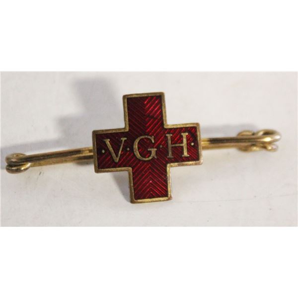 VINTAGE BIRKS VANCOUVER GENERAL HOSPITAL PIN
