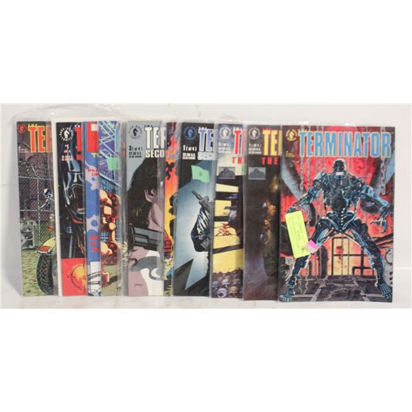 ESTATE TERMINATOR COMIC BOOKS ASSORTED