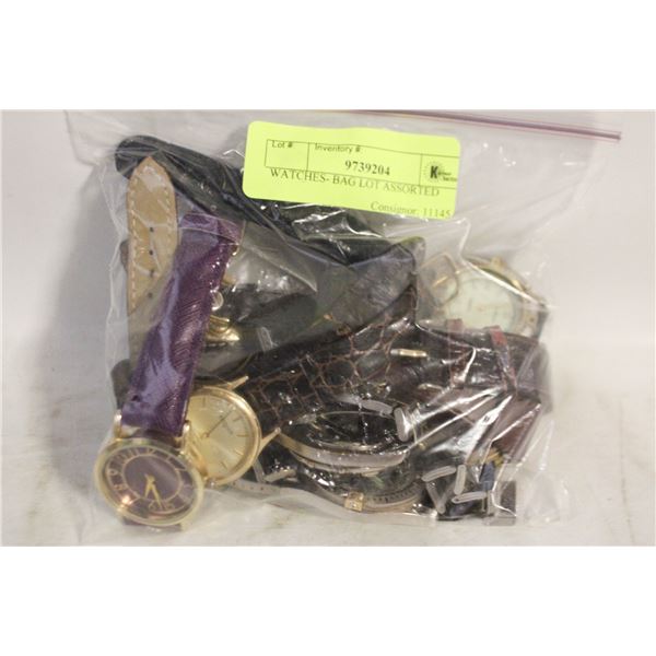 WATCHES- BAG LOT ASSORTED