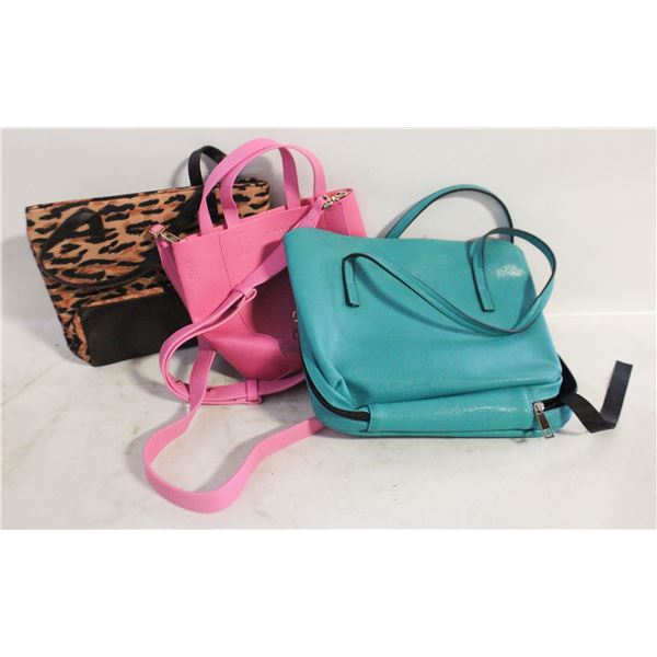 VINYL TRAVEL HAND BAGS- ASSORTED