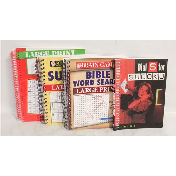 SUDOKU AND WORD SEARCH ASSORTED