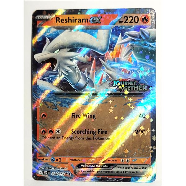 12) RESHIRAM EX DOUBLE RARE 30/159