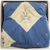 Image 1 : VINTAGE HANDMADE QUILT "PROVINCIAL FLOWERS"