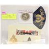 Image 1 : 1873-1973 SILVER DOLLAR, STAMPS+BADGE SET - RCMP