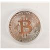 Image 1 : NEW NOVELTY BITCOIN TOKEN SILVERTONED