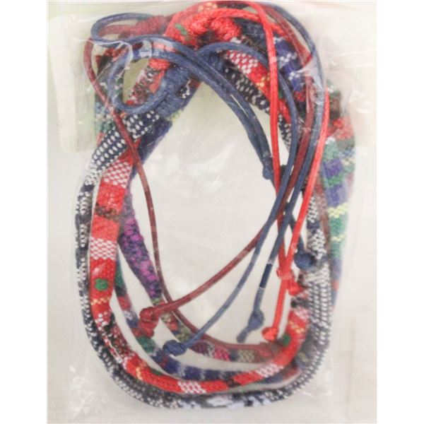NEW X4 WOVEN SLIP BRACELETS BOHEMIAN