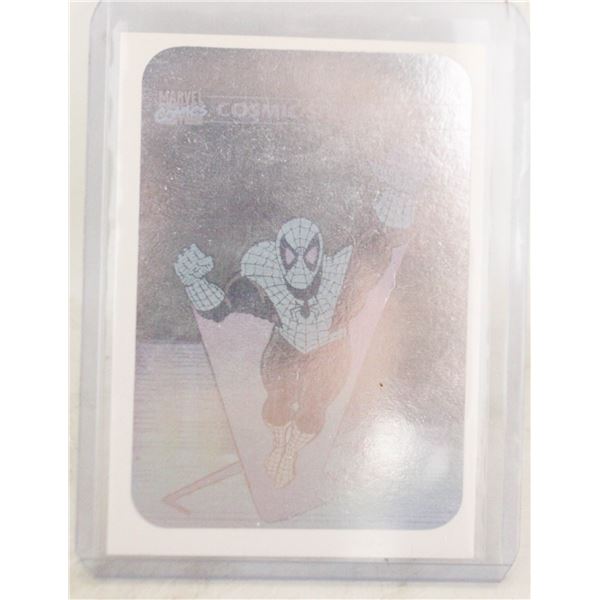 1990 SPIDERMAN MARVEL UNIVERSE HOLOGRAM