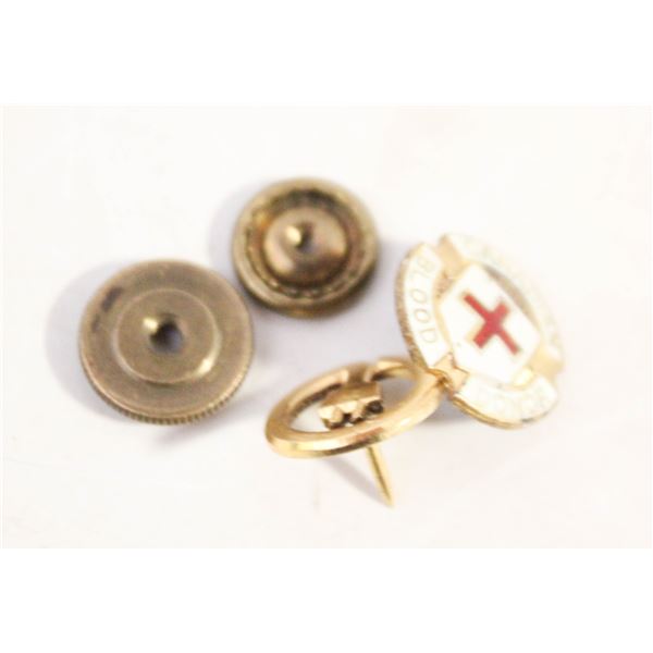 3.1 GRAMS STERLING LAPEL PINS (2)