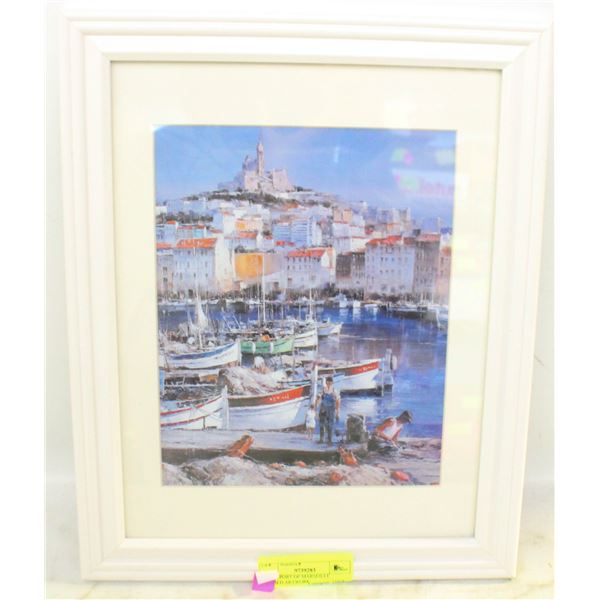 VIEUX PORT DE MARSEILLE FRAMED ARTWORK