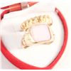 Image 1 : SET OF TWO COSTUME RINGS WITH HEART BOX
