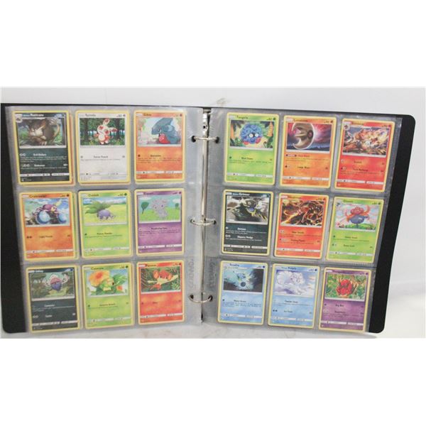 BINDER SUN & MOON POKEMON CARDS