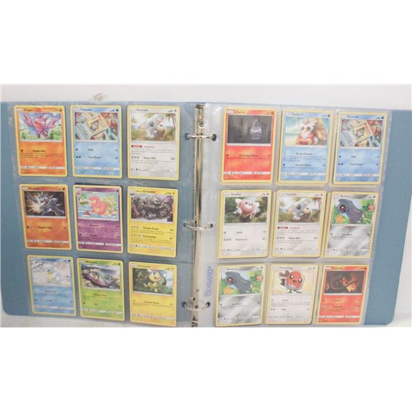 BINDER SUN & MOON POKEMON CARDS