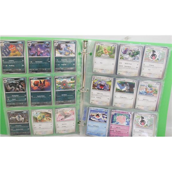 BINDER SCARLET & VIOLET POKEMON CARDS