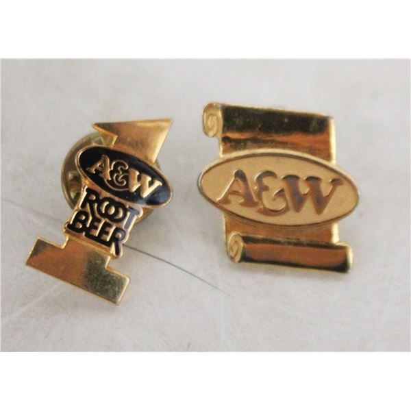 VINTAGE COLLECTABLE ESTATE A&W PINS