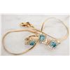 Image 1 : VINTAGE D'ORLAN 22K TRIPLE GOLD PLATED 16" NECKLA
