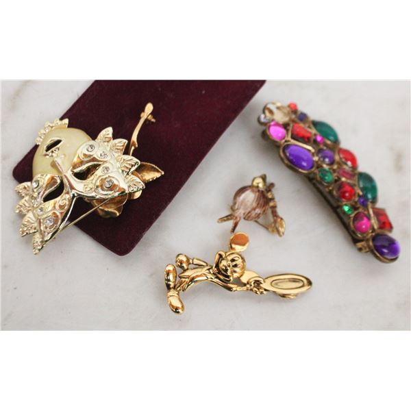 5 BROACHES INC MICKEY MOUSE AND MASQUARADE THEME