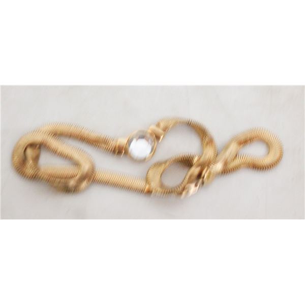 ERBILDEN 316L GOLD TONE STEEL ITALIAN SNAKE CHAIN