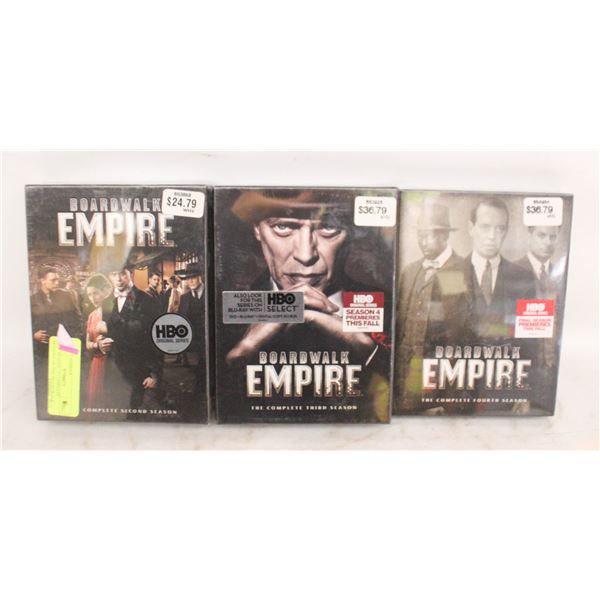 NEW SEALED - 3 COMPLETE SEASONS OF THE BOARDWALK
