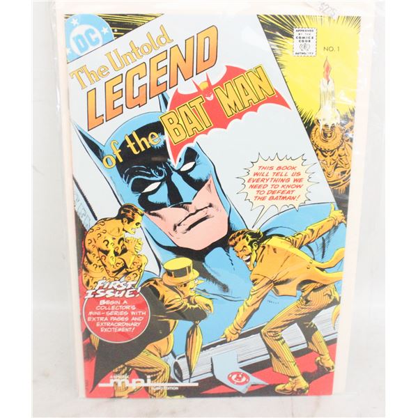 1980 DC COMICS THE UNTOLD LEGEND OF THE BATMAN
