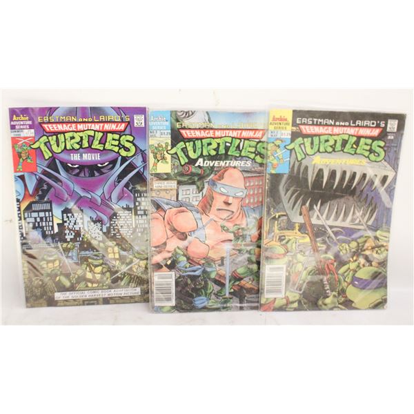 3 TEENAGE MUTANT NINJA TURTLES ADVENTURES